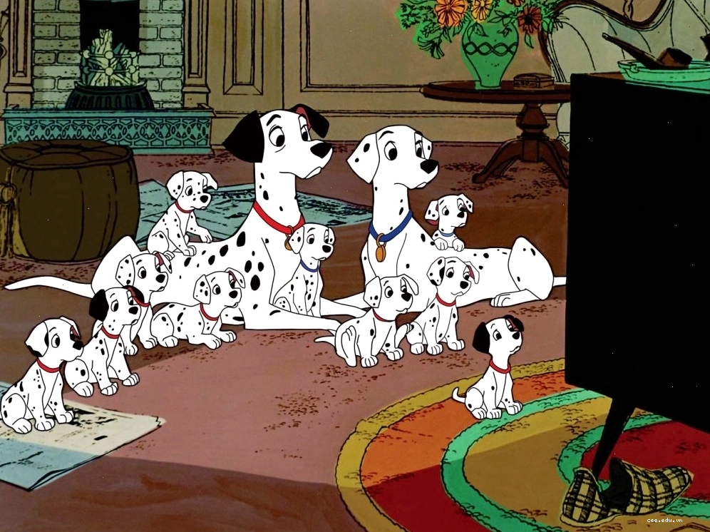 101 chú chó đốm, bộ phim kinh điển về gia đình nhà Disney