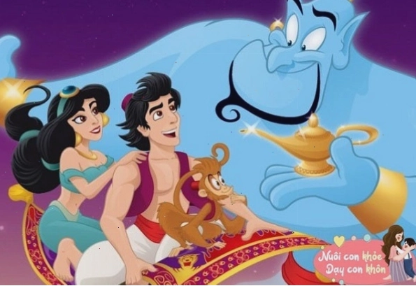 Aladdin gặp phù thủy châu Phi và được hứa hẹn về cây đèn thần