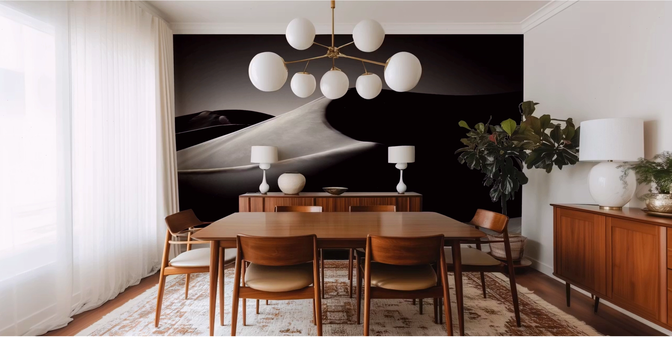 Ánh sáng tự nhiên tương tác với dune wallpaper