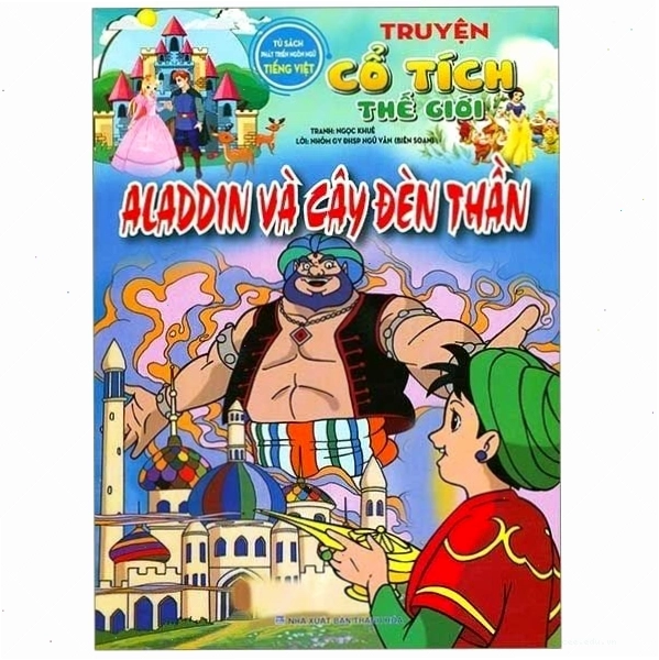 Bìa sách Truyện Cổ Tích Aladdin và Cây Đèn Thần