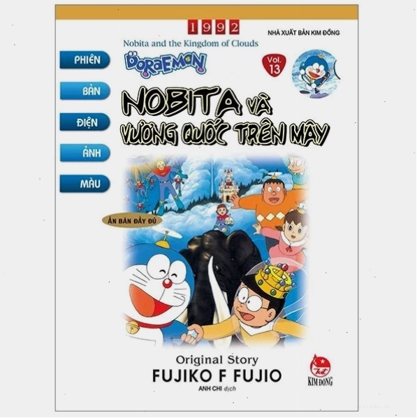 Bìa truyện Doraemon - Nobita Và Vương Quốc Trên Mây