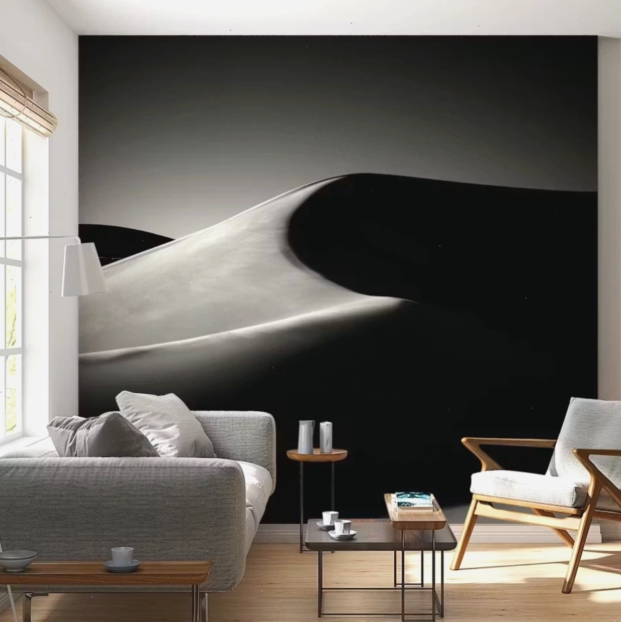 Cận cảnh chất liệu Happy Mattic của dune wallpaper