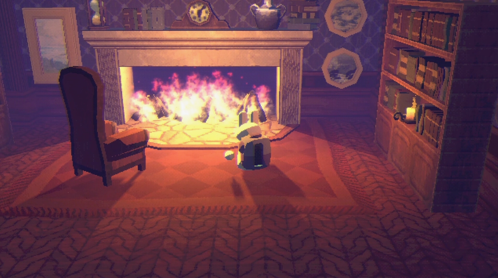 Cận cảnh sinh vật bụi (dust bunny) trong game