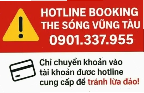 Cảnh báo lừa đảo khi đặt phòng The Sóng Vũng Tàu