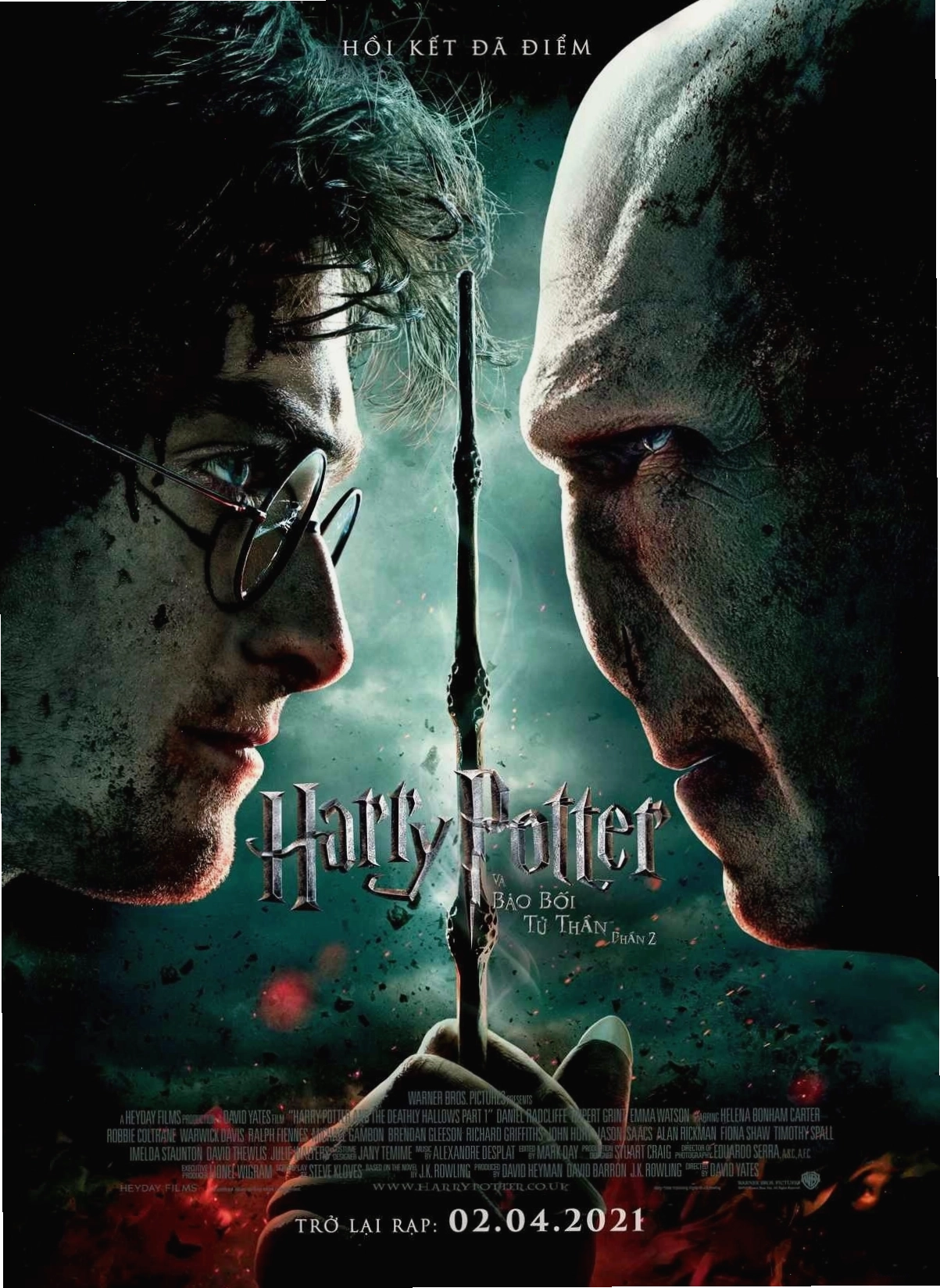 Cảnh chiến đấu hoành tráng trong Harry Potter và Bảo bối Tử thần Phần 2