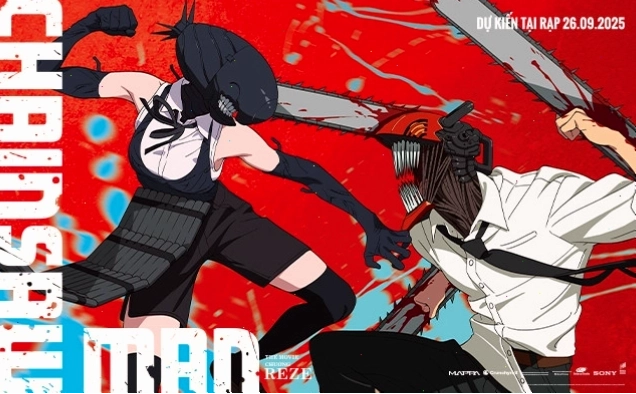 Cảnh hành động kịch tính trong Chainsaw Man Movie
