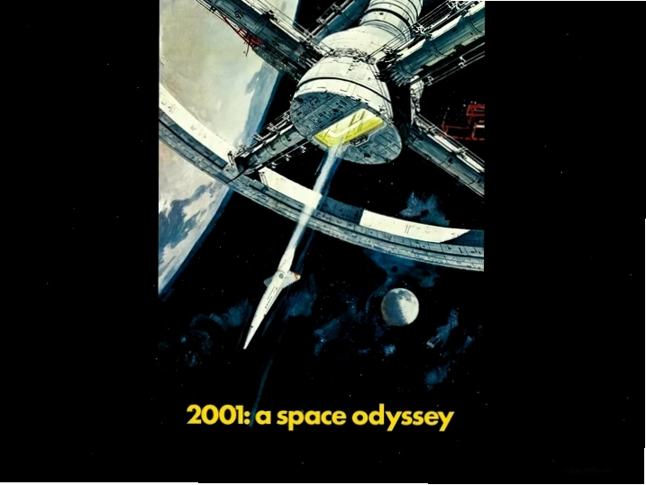 Cảnh phim ấn tượng trong 2001: A Space Odyssey của Stanley Kubrick