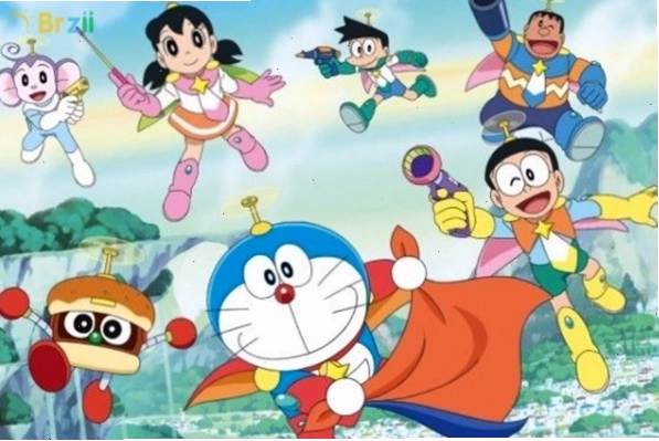 Cảnh phim Doraemon: Nobita và chú khủng long dưới nước