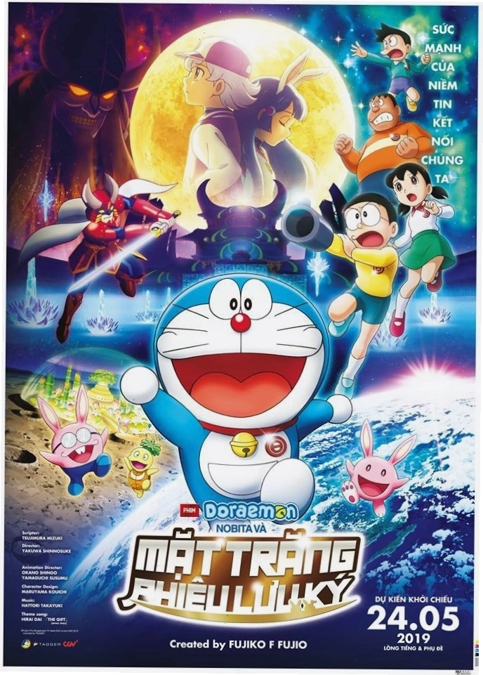 Cảnh phim Doraemon: Nobita và Mặt Trăng Phiêu Lưu Ký