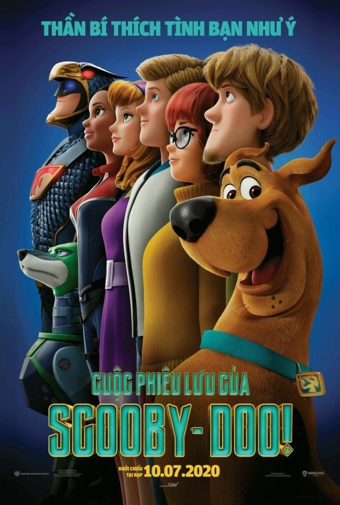 Cảnh phim hoạt hình 3D trong Cuộc Phiêu Lưu Của Scooby-Doo