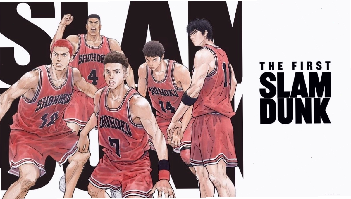 Cảnh phim The First Slam Dunk với sự tái hiện chân thực các trận đấu bóng rổ