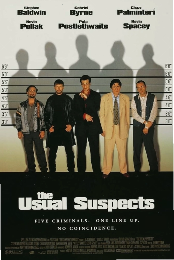 Cảnh phim The Usual Suspects (1995) vietsub với sự xuất hiện của các nhân vật chính