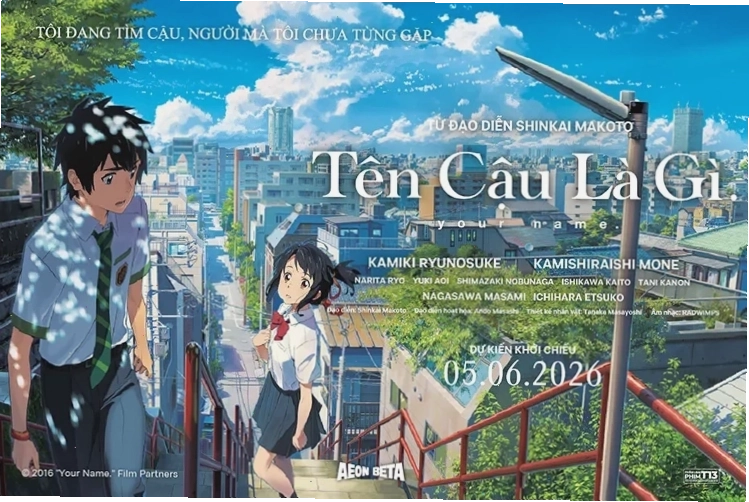 Cảnh phim Your Name