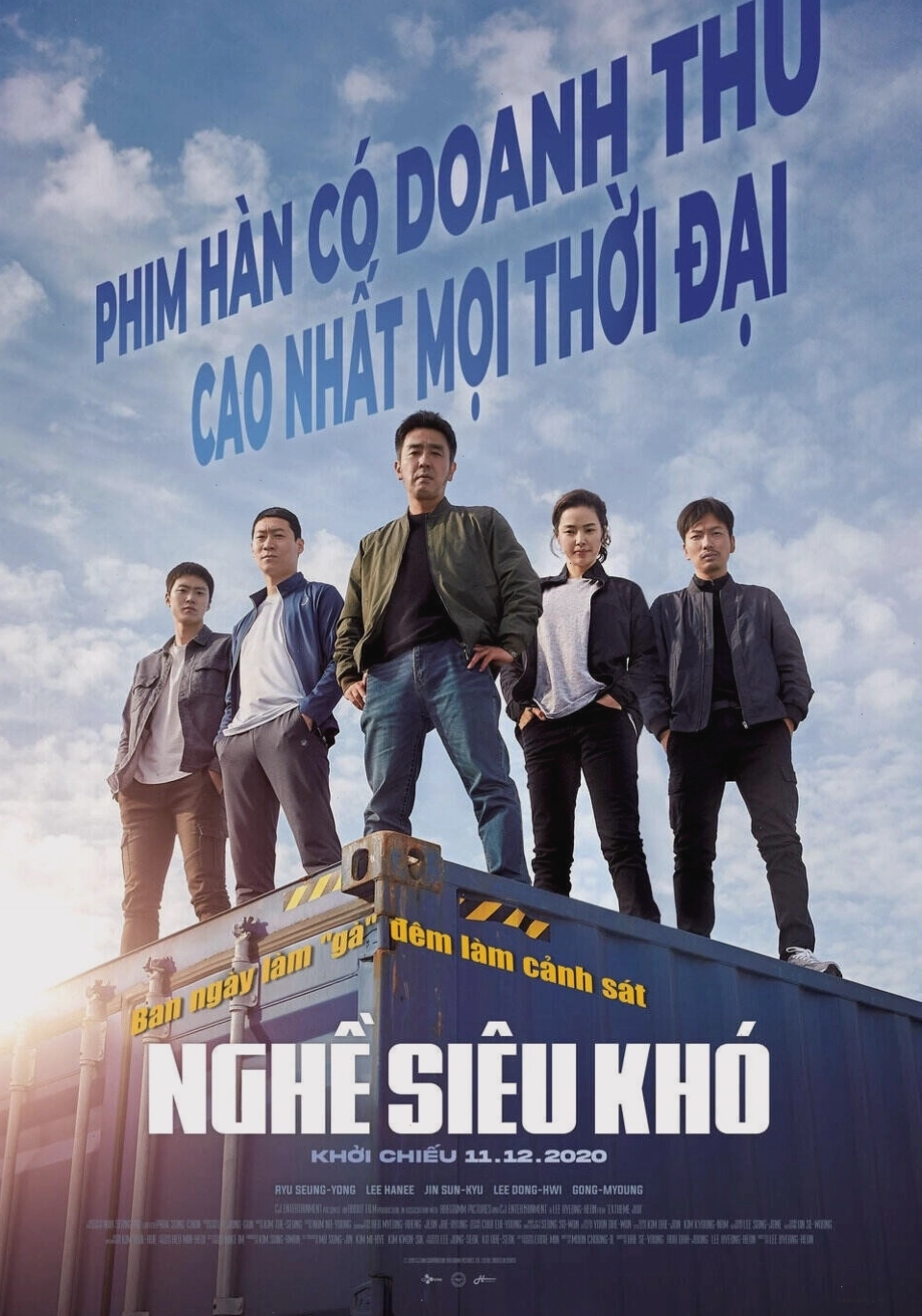 Cảnh quay tại quán gà rán trong phim Nghề Siêu Khó