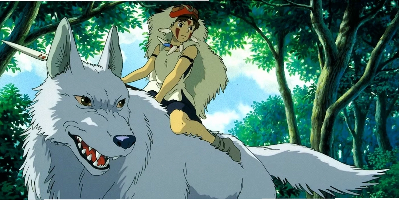 Cảnh quay trong phim Công chúa Mononoke