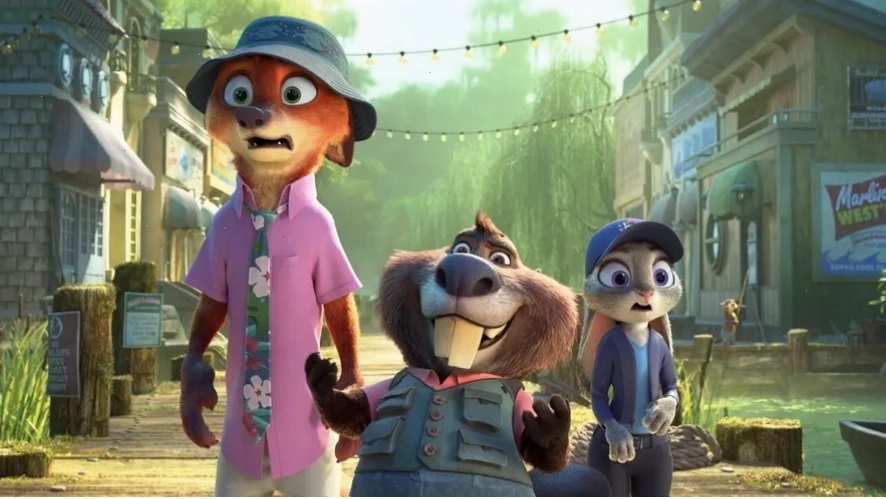 Cảnh sát thỏ Judy Hopps và cáo Nick Wilde trong Zootopia