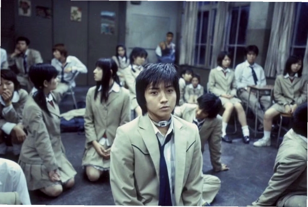 Cảnh trong phim Alice in Borderland với các nhân vật tham gia trò chơi sinh tử