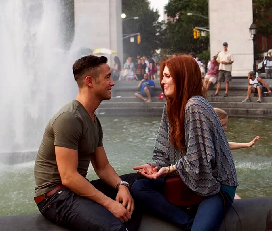 Cảnh trong phim Don Jon với Joseph Gordon-Levitt và Scarlett Johansson