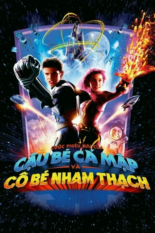 Cậu bé cá mập và cô bé nham thạch trong phim