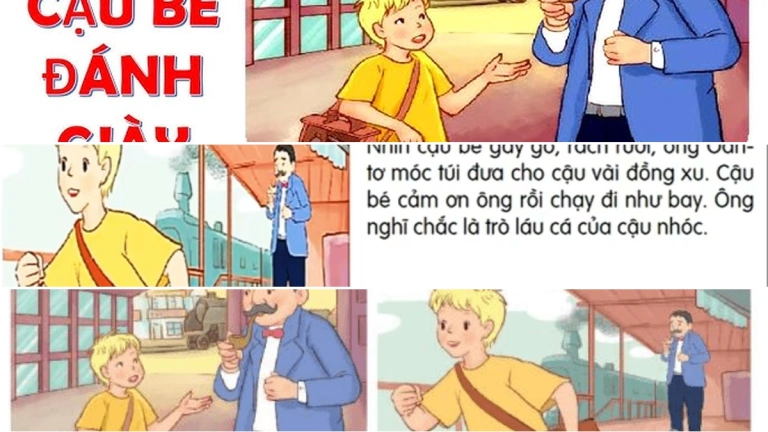 Câu chuyện cậu bé đánh giày lớp 3: Bài học về lòng lương thiện