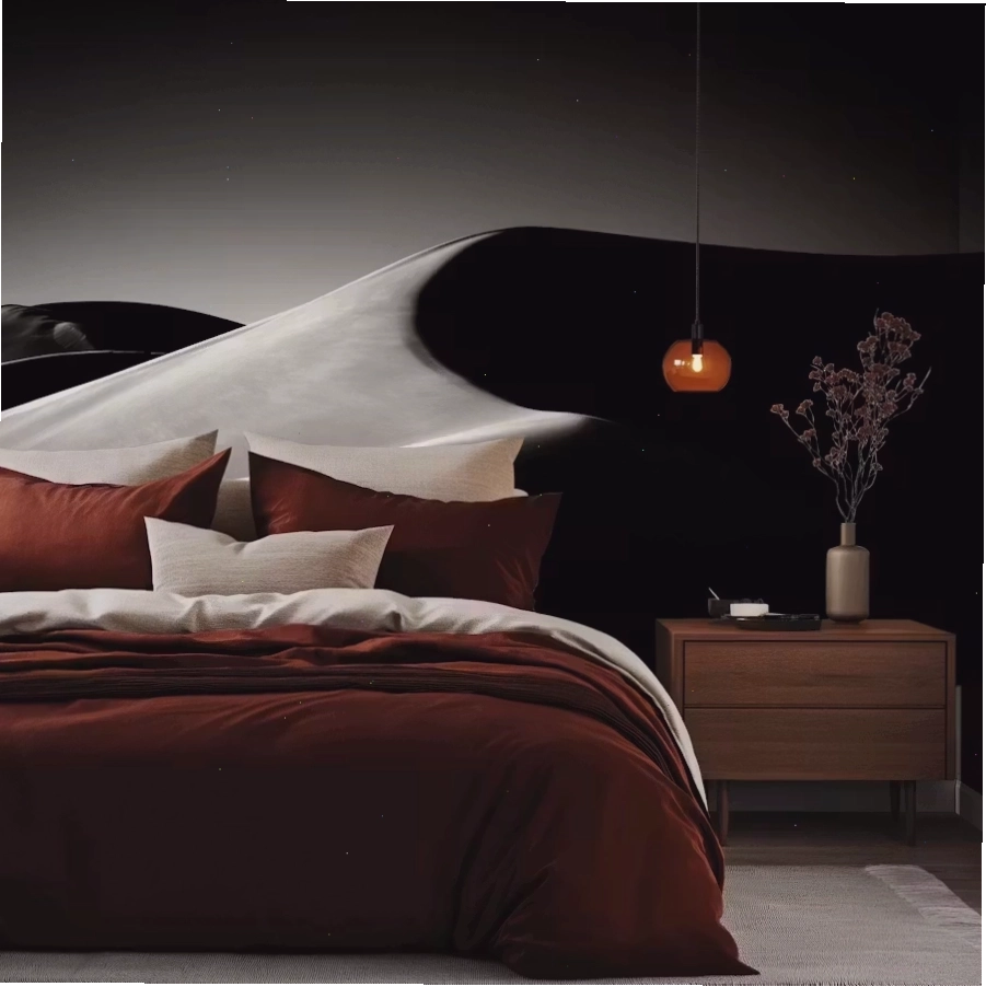 Chi tiết thi công dune wallpaper dòng Peel&Stick