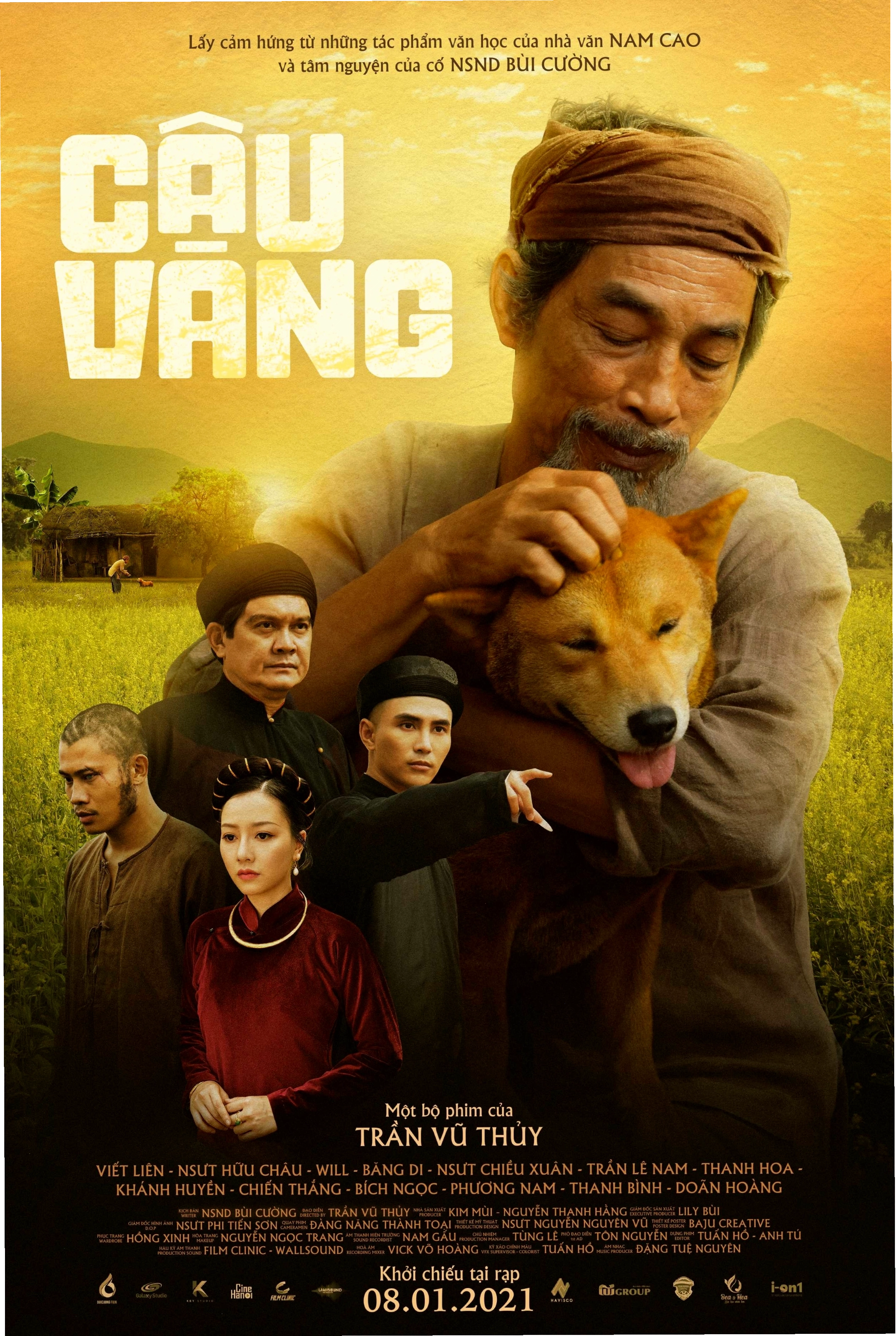 Chú chó Cậu Vàng trong phim