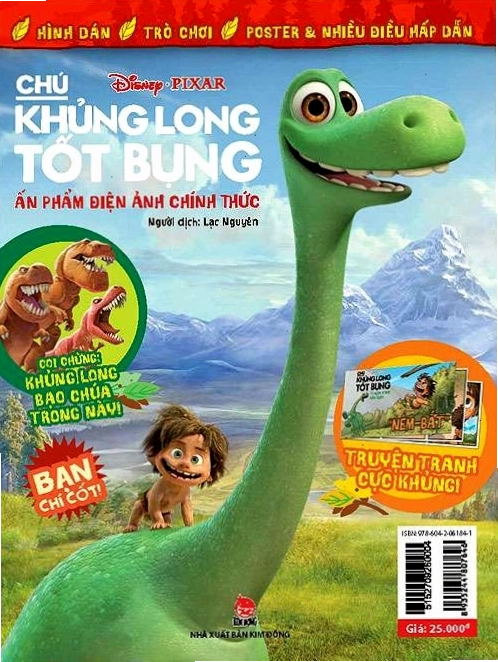 Chú khủng long Arlo và cậu bé Spot thân thiết bên nhau