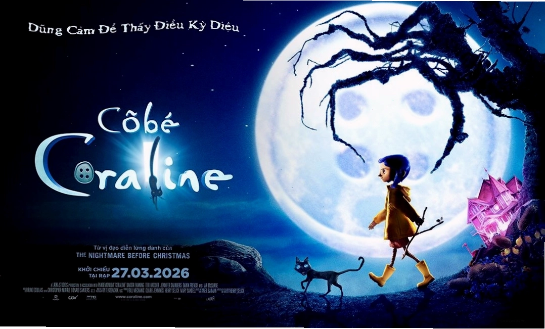 Cô bé Coraline trong bộ phim hoạt hình Coraline