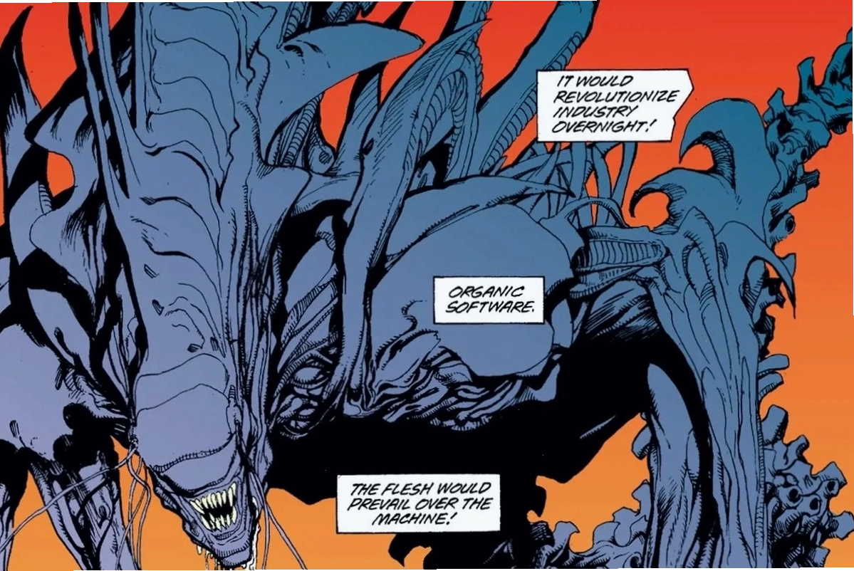Cơ thể của Xenomorph King (The Rogue) từ truyện tranh Aliens: Rogue