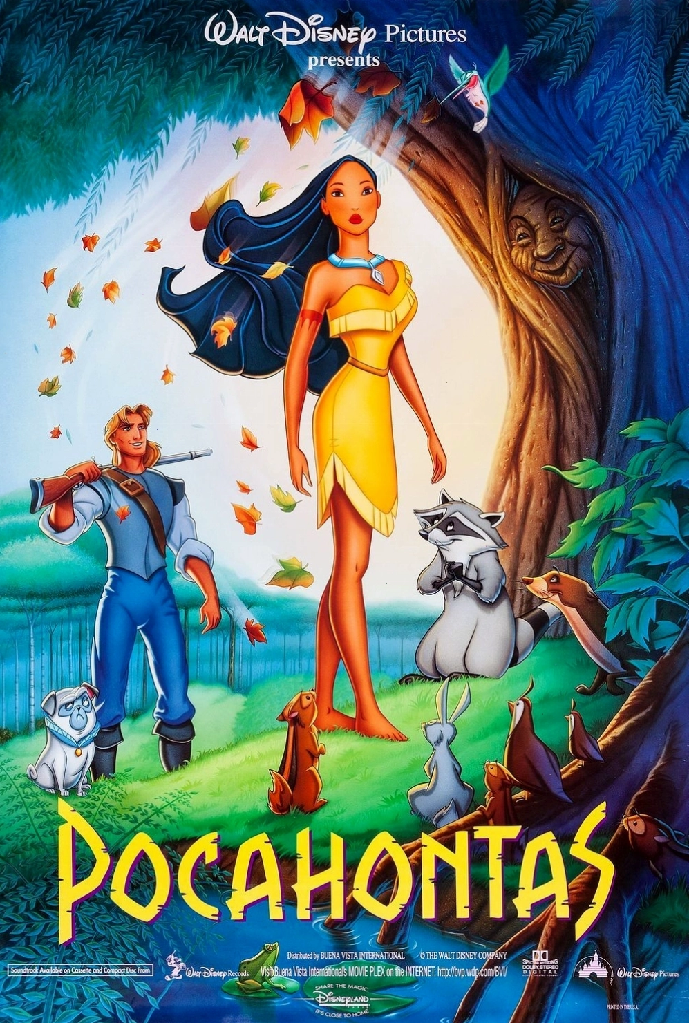 Công chúa Pocahontas xinh đẹp giữa khung cảnh thiên nhiên hùng vĩ