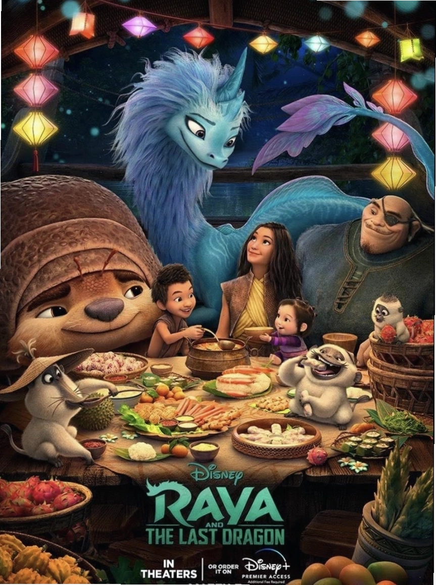 Công chúa Raya với trang phục chiến binh ấn tượng
