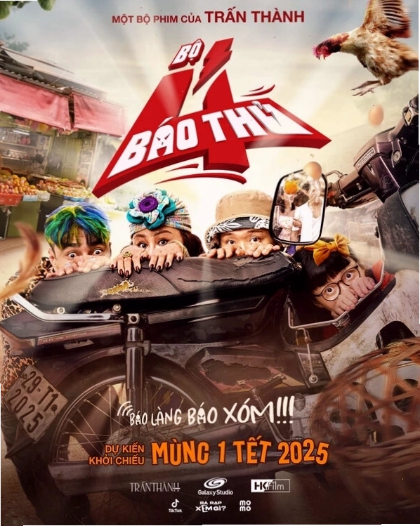 Dàn diễn viên trong một cảnh quay của phim Ma Dai