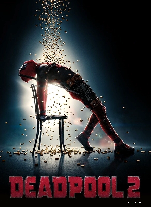 Deadpool 2 nhân vật chính Ryan Reynolds trong trang phục đặc trưng