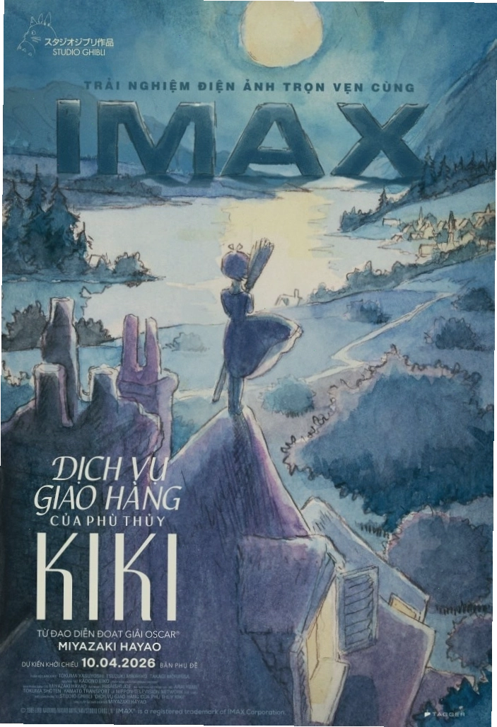 Dịch vụ giao hàng của Phù thủy Kiki - Kiki bay lượn trên bầu trời