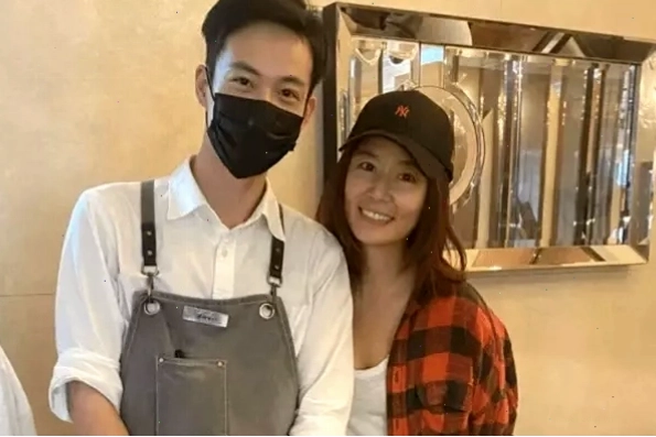 Diễn viên Lâu Nam Quang và vợ mới Kim Tiêu