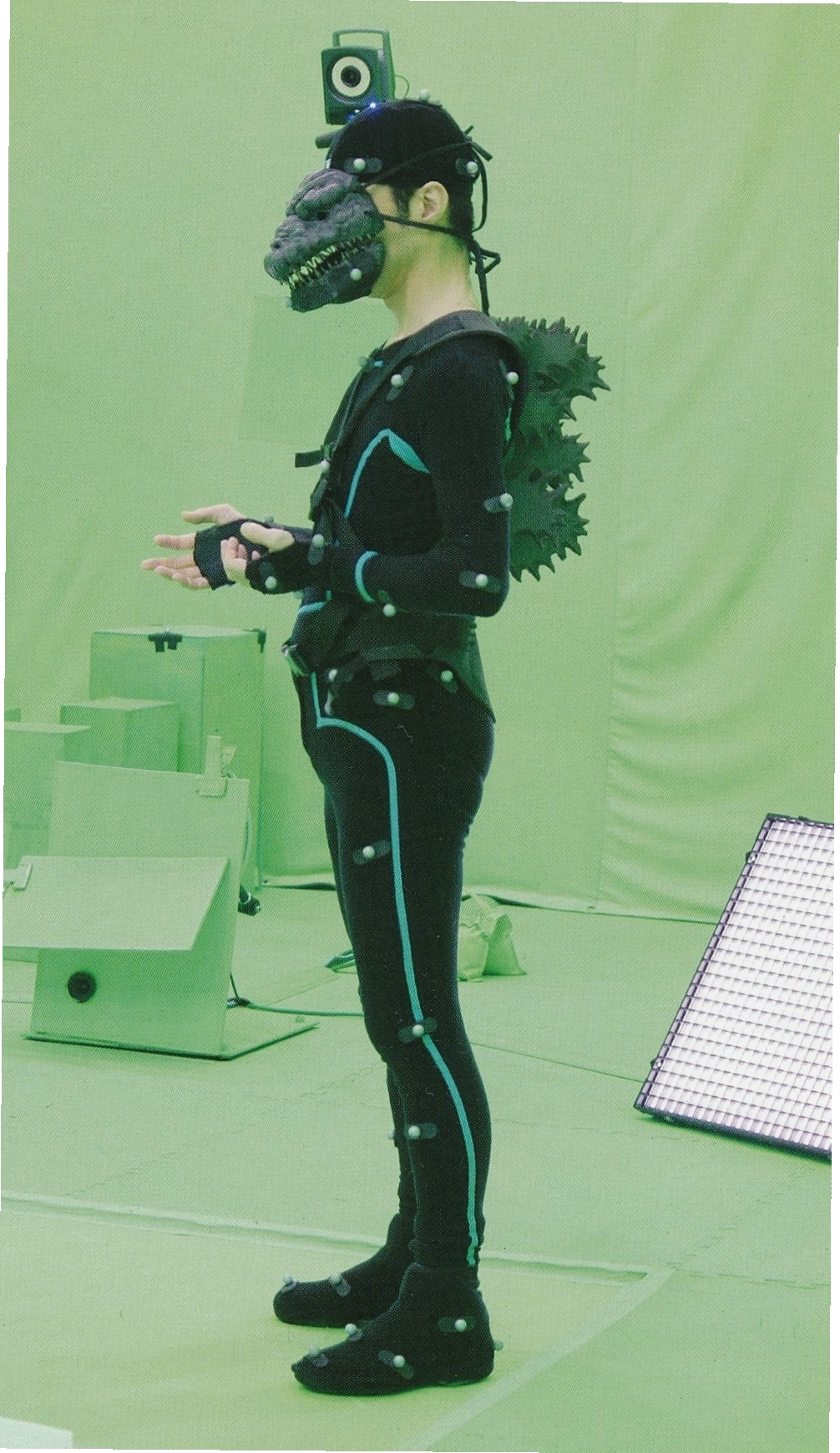 Diễn viên Mansai Nomura thực hiện motion capture