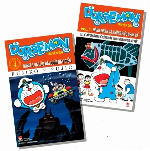 Doraemon - Truyện Dài - Tập 4 - Nobita Và Lâu Đài Dưới Đáy Biển - Bản Kỉ Niệm - Tặng Kèm Booklet