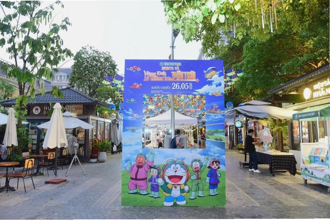Doraemon và các bạn tại các phố sách ở Hà Nội và TP.HCM