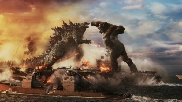 Godzilla Đại Chiến Kong - Godzilla Vs Kong (2021) với cảnh hai quái vật giao tranh