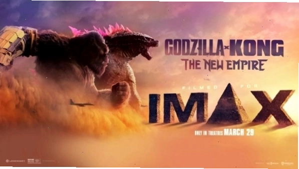 Godzilla x Kong: The New Empire (2024) với cảnh Godzilla và Kong đối đầu