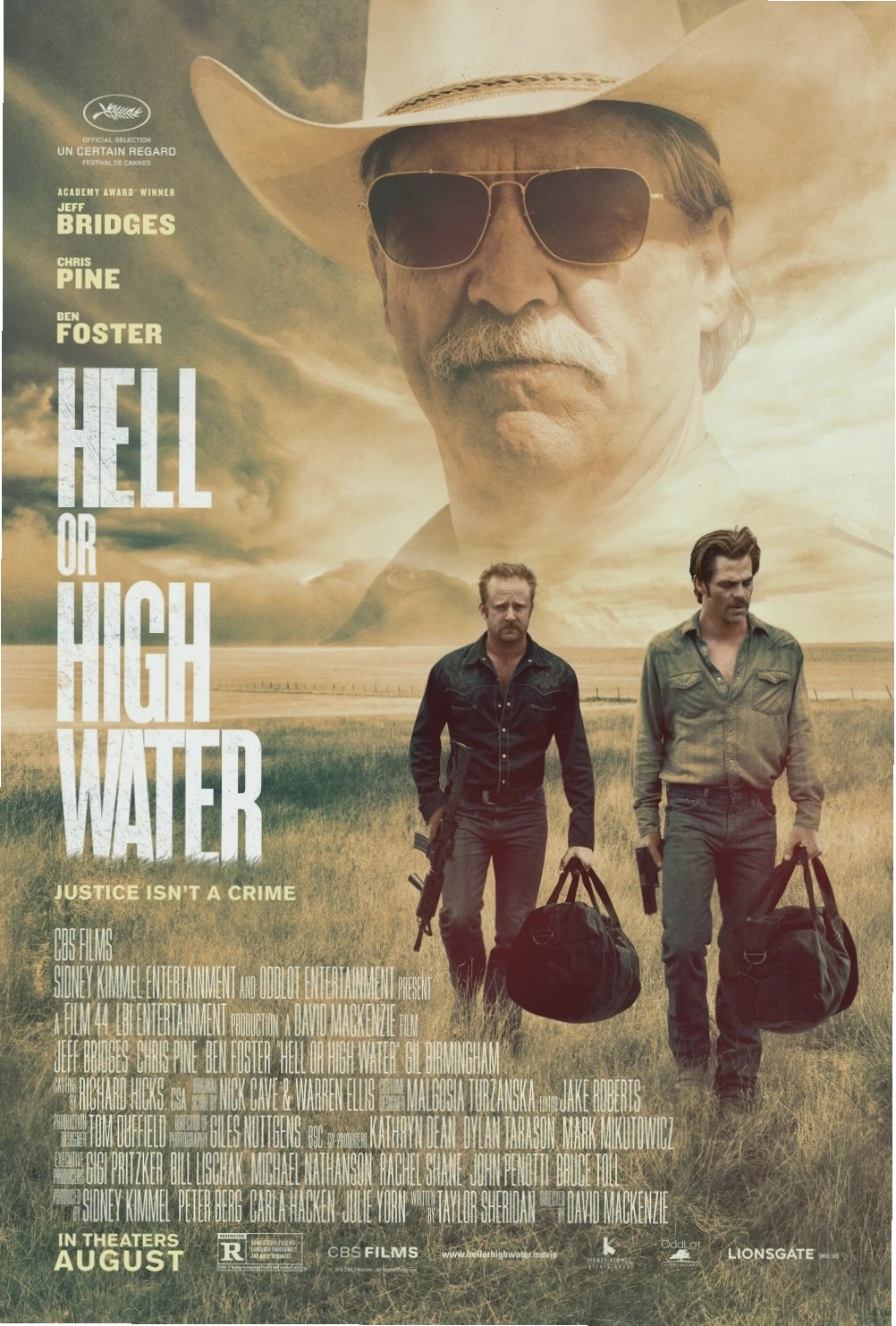 Hai nhân vật chính trong phim Không lùi bước (Hell or High Water - 2016)