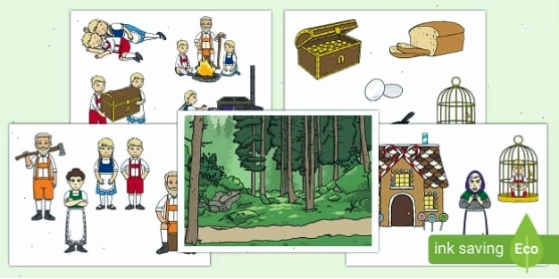 Hansel và Gretel tìm thấy kho báu trong nhà mụ phù thủy