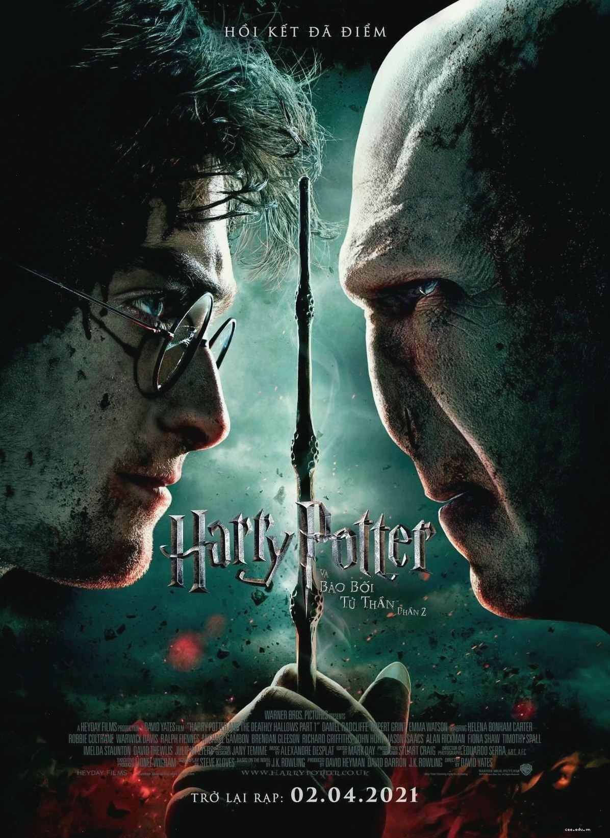 Harry Potter đối mặt với Voldemort
