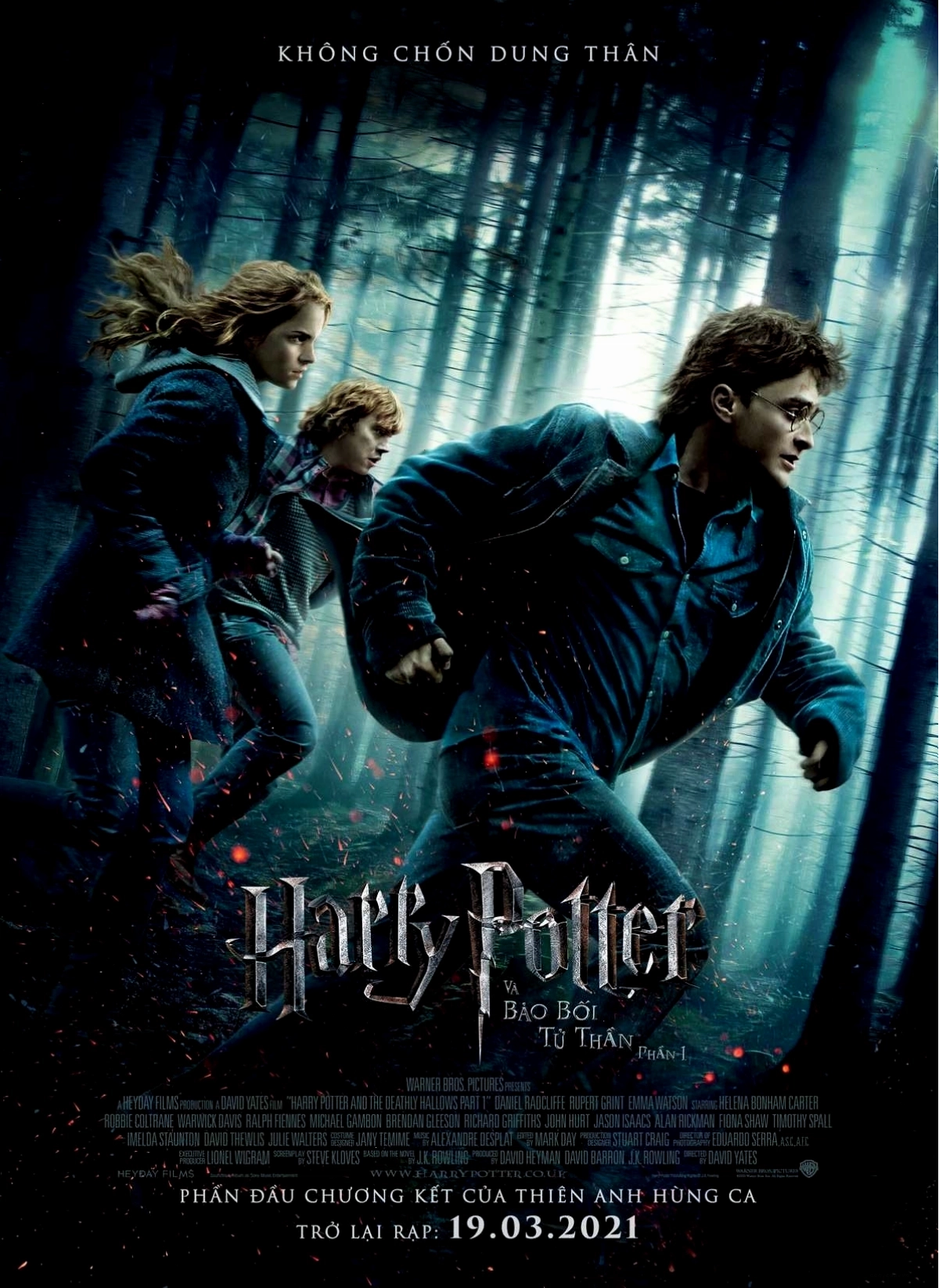 Harry Potter và Bảo bối Tử thần Phần 1 - Bộ ba Harry, Ron, Hermione lên đường thực hiện nhiệm vụ