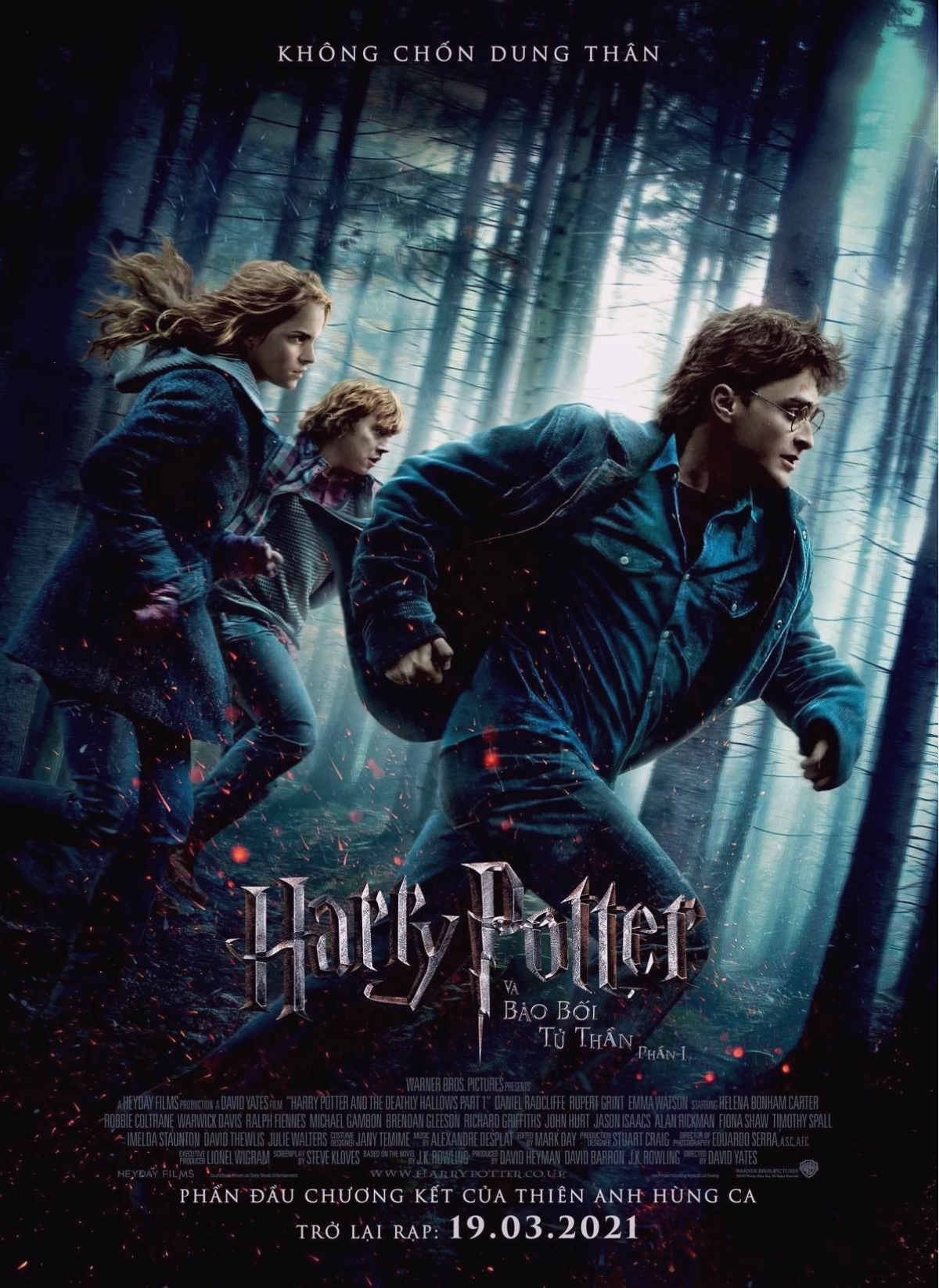 Harry Potter và Bảo bối Tử thần phần 1 poster chính thức