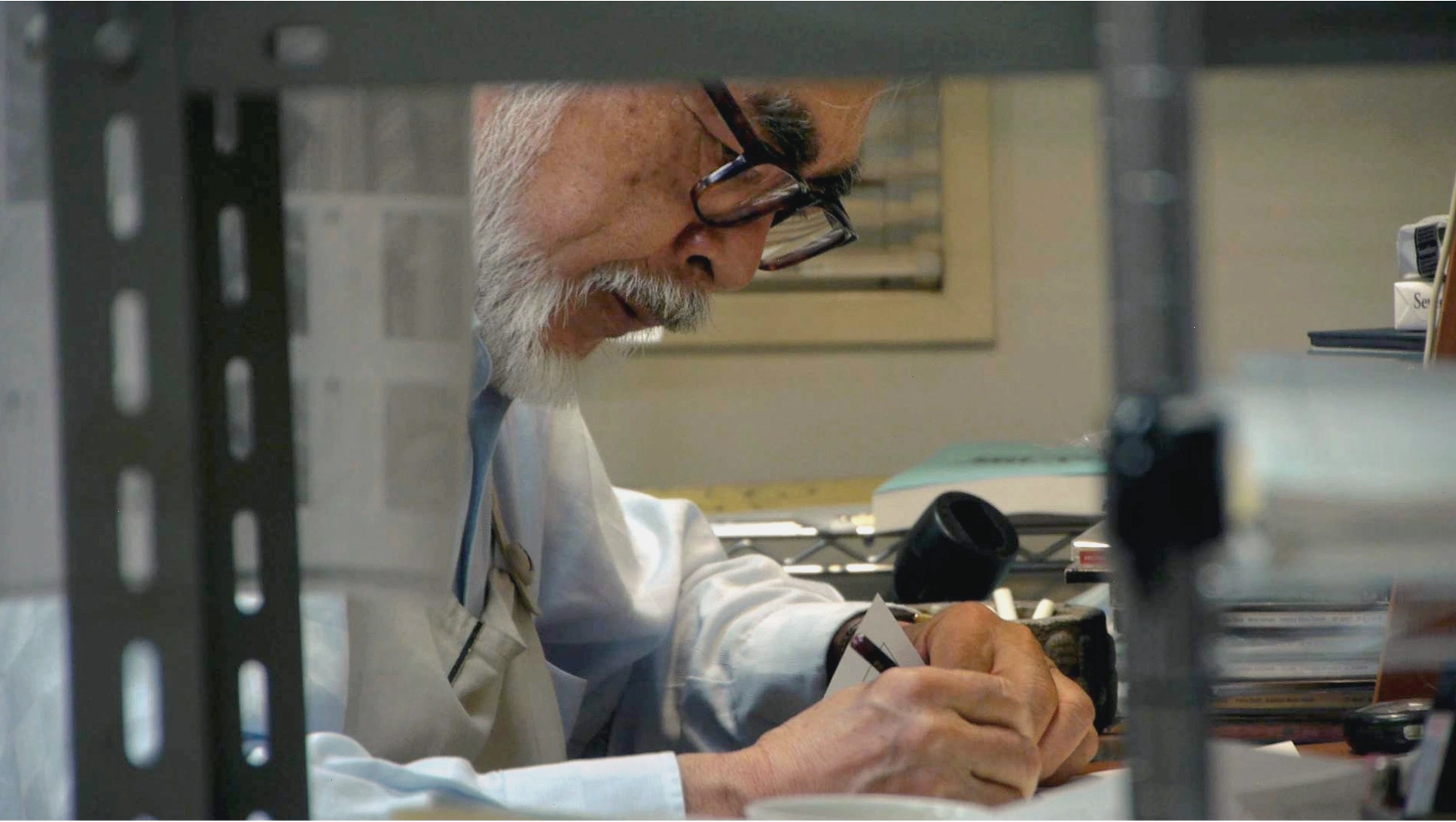 Hayao Miyazaki bên trong xưởng sản xuất phim hoạt hình Ghibli