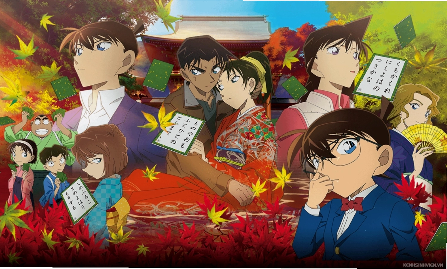 Heiji Hattori và Kazuha Toyama trong Conan Movie 21