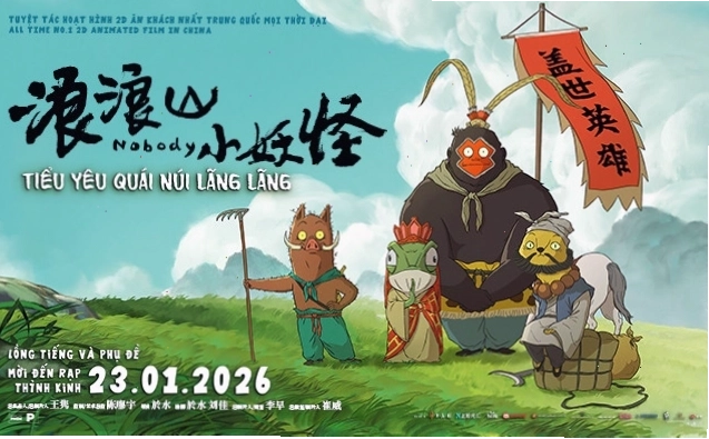 Heo, Ếch, Chồn và Khỉ Đột – những tiểu yêu quái protagonistas của phim