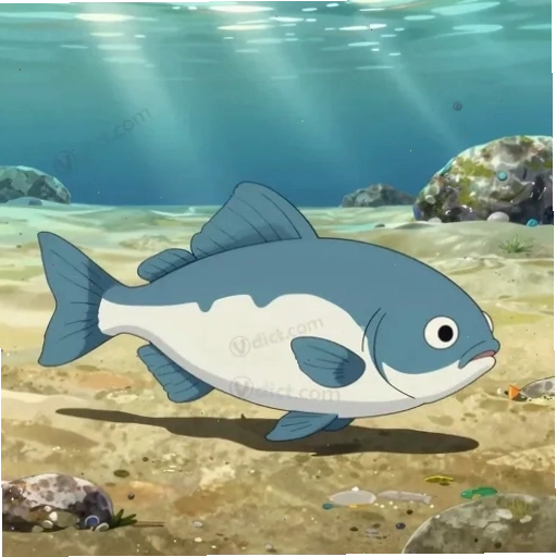 Hình ảnh con devil fish với hai mõm đặc trưng và kích thước lớn
