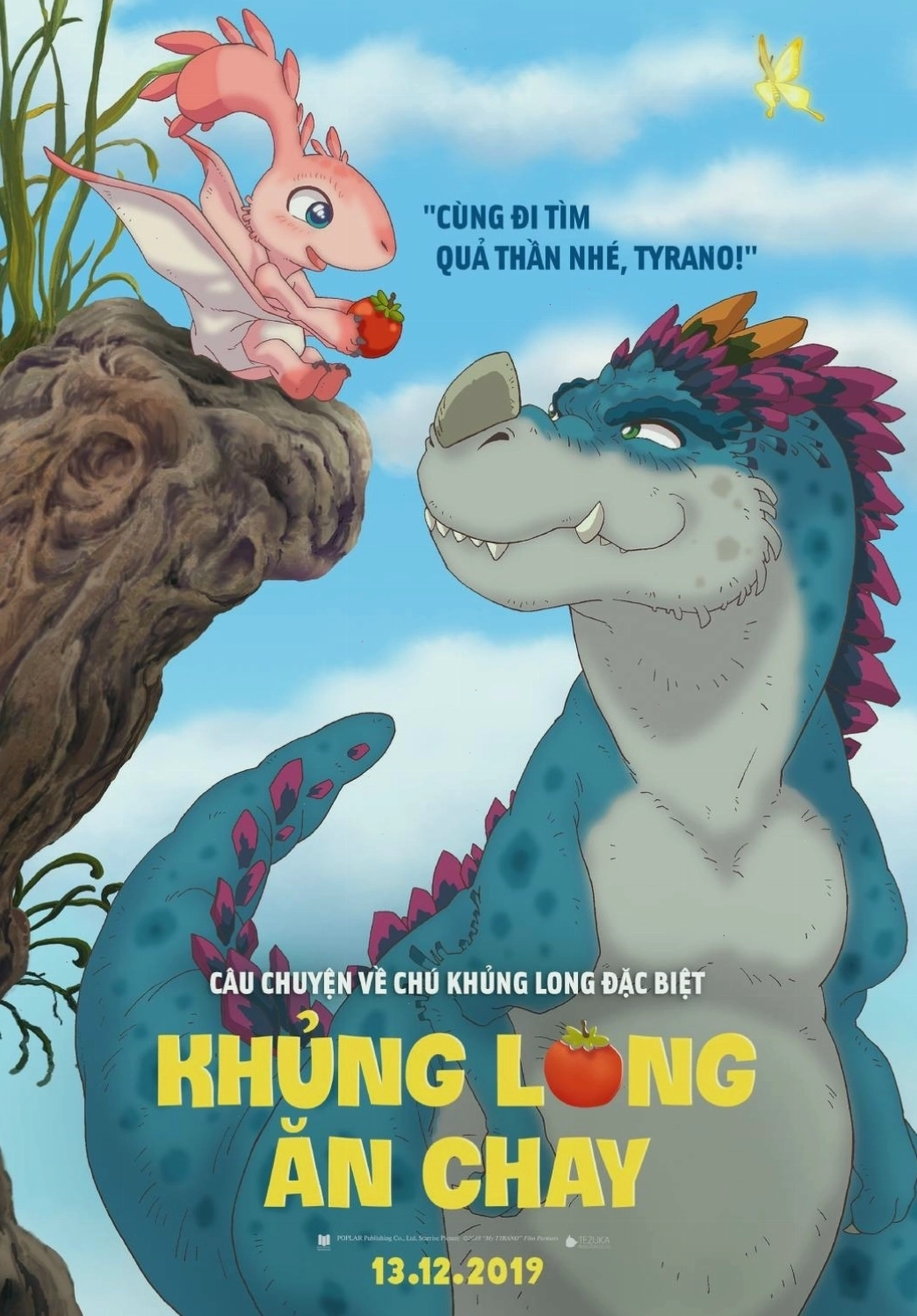 Hình ảnh khủng long Tyrano ăn chay trong phim